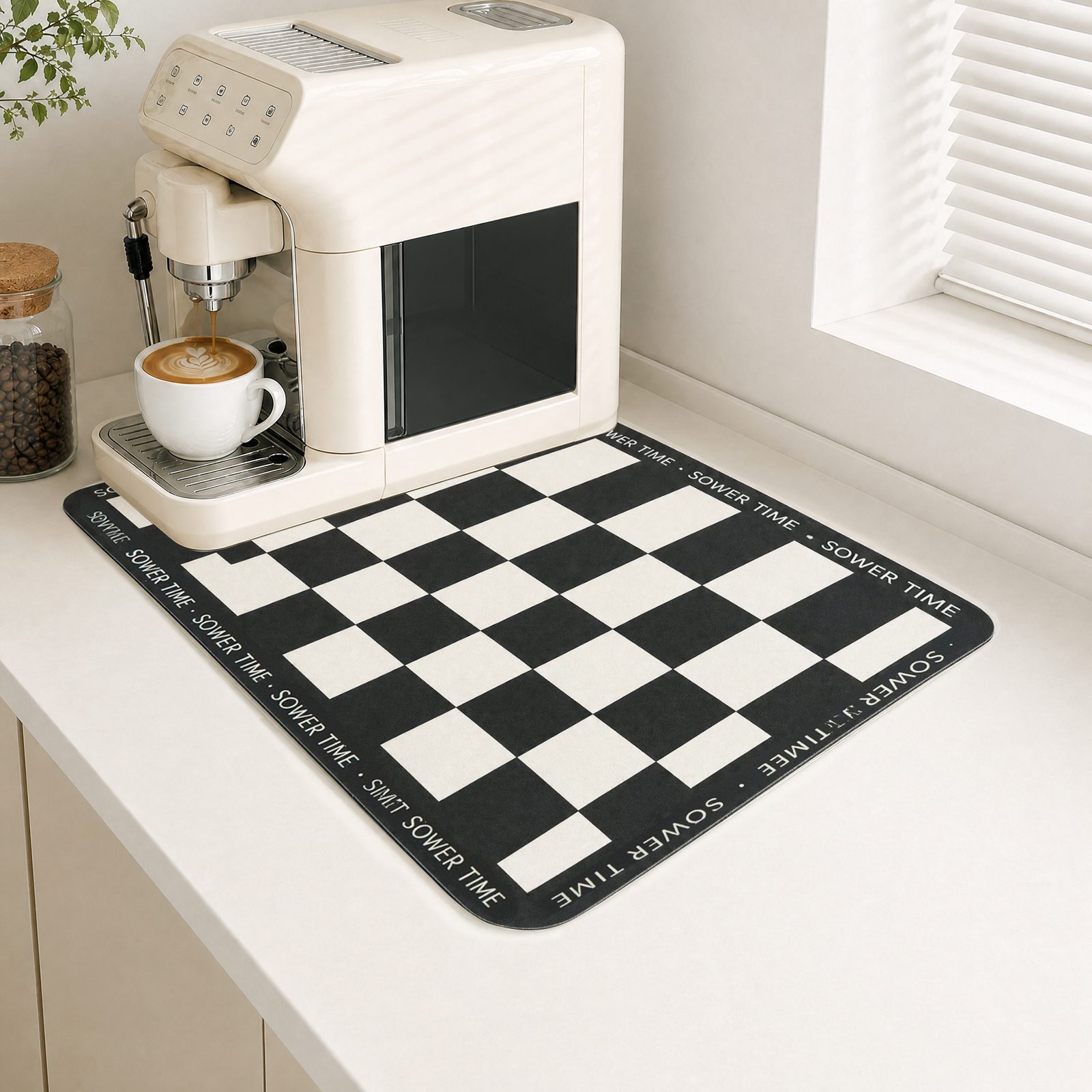 Drying Mat in Checkerboard